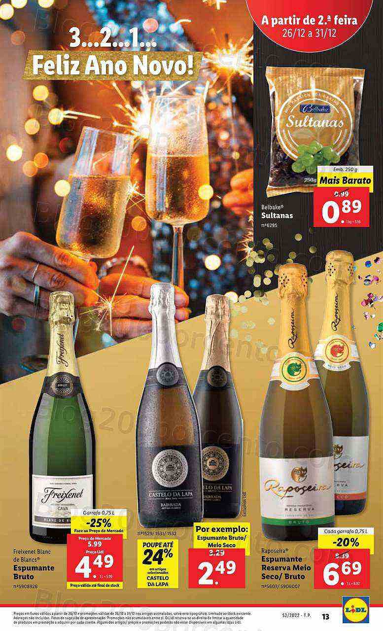 Antevisão Folheto LIDL Promoções de 26 a 31 dezembro