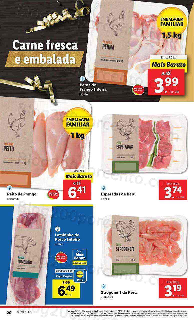 Antevisão Folheto LIDL Promoções de 26 a 31 dezembro
