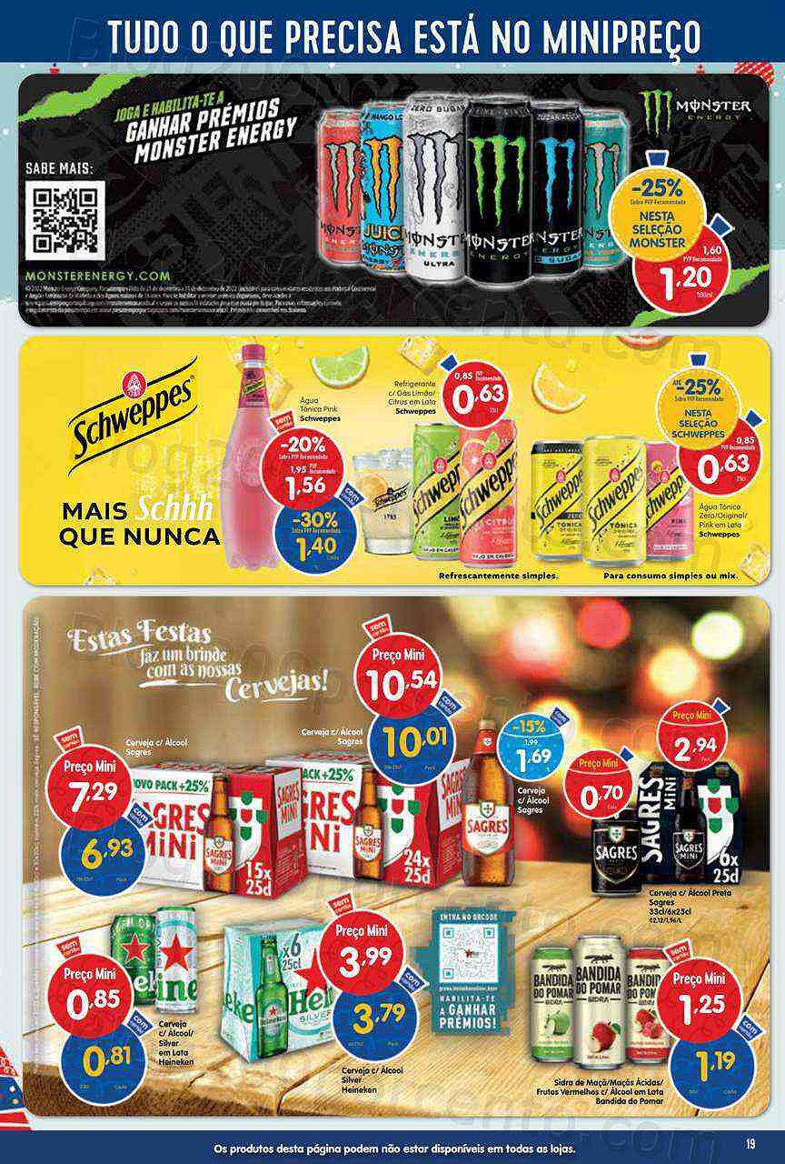 Antevisão Folheto MINIPREÇO Promoções de 29 dezembro a 4 janeiro