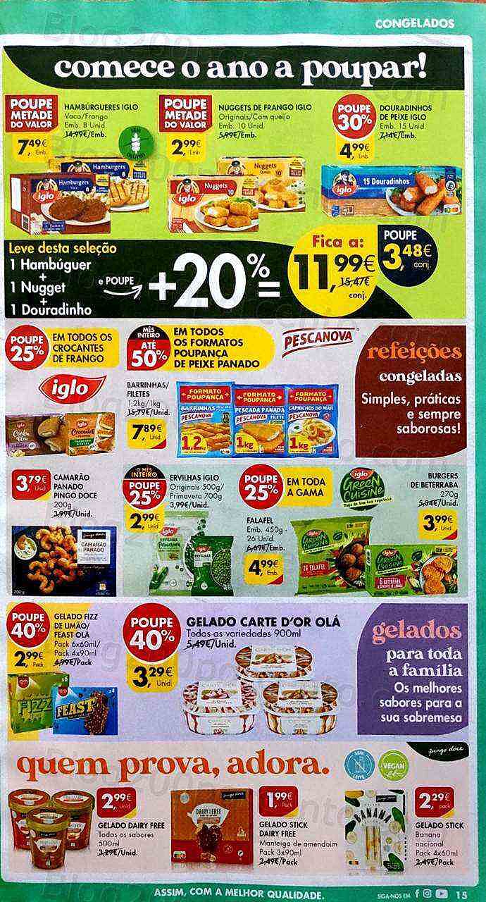 Antevisão Folheto PINGO DOCE Promoções de 3 a 9 janeiro