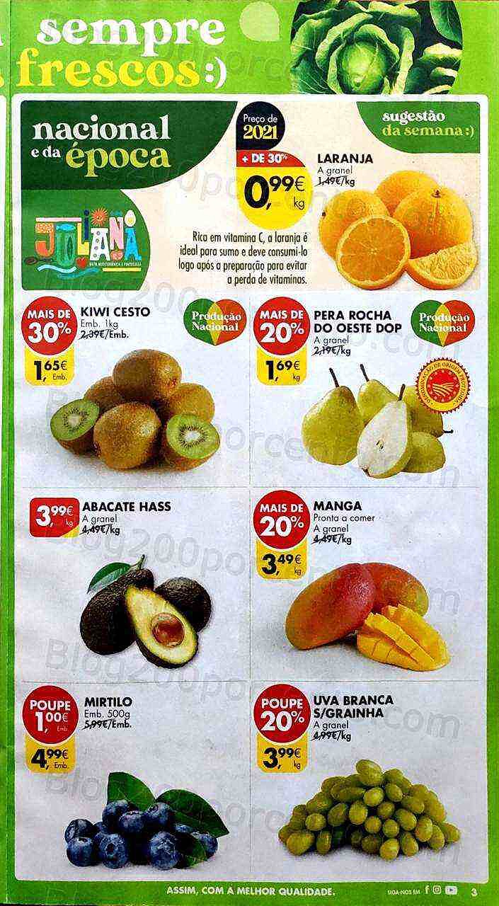 Antevisão Folheto PINGO DOCE Promoções de 3 a 9 janeiro