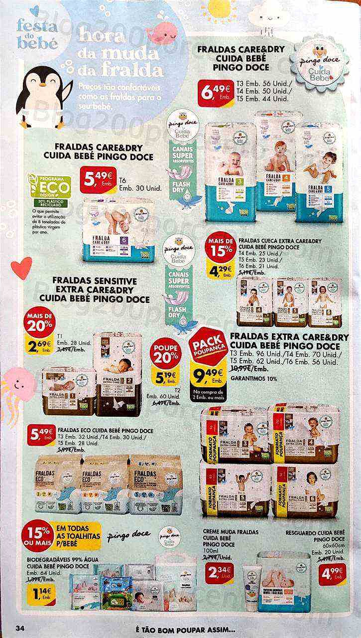 Antevisão Folheto PINGO DOCE Especial Bebé Promoções de 3 a 9 janeiro