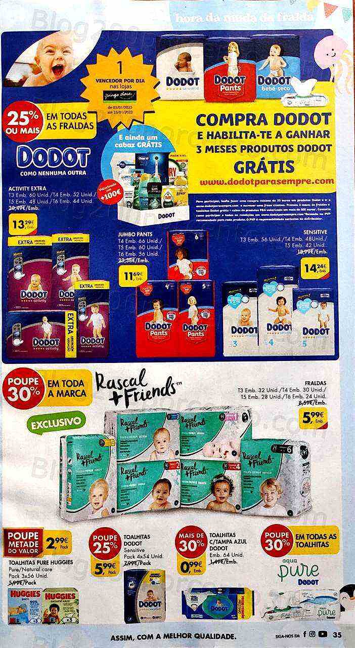 Antevisão Folheto PINGO DOCE Especial Bebé Promoções de 3 a 9 janeiro
