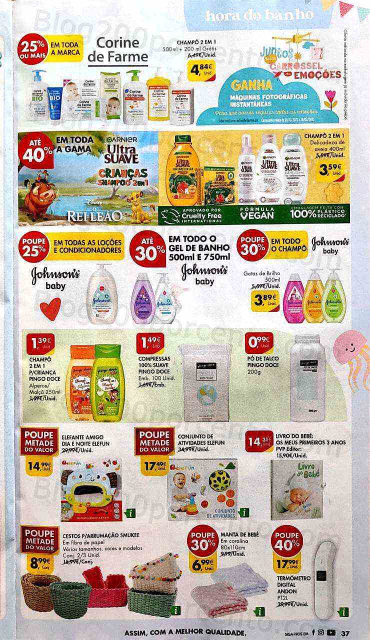 Antevisão Folheto PINGO DOCE Especial Bebé Promoções de 3 a 9 janeiro