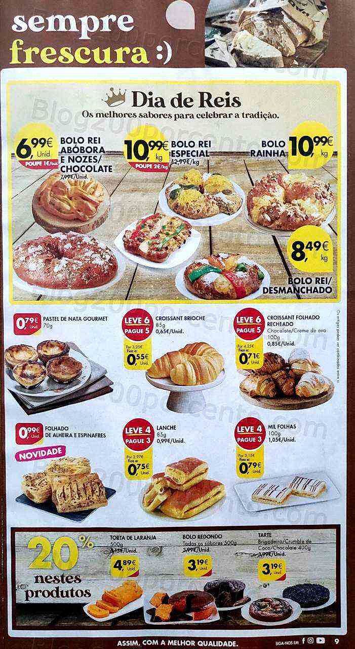 Antevisão Folheto PINGO DOCE Promoções de 3 a 9 janeiro