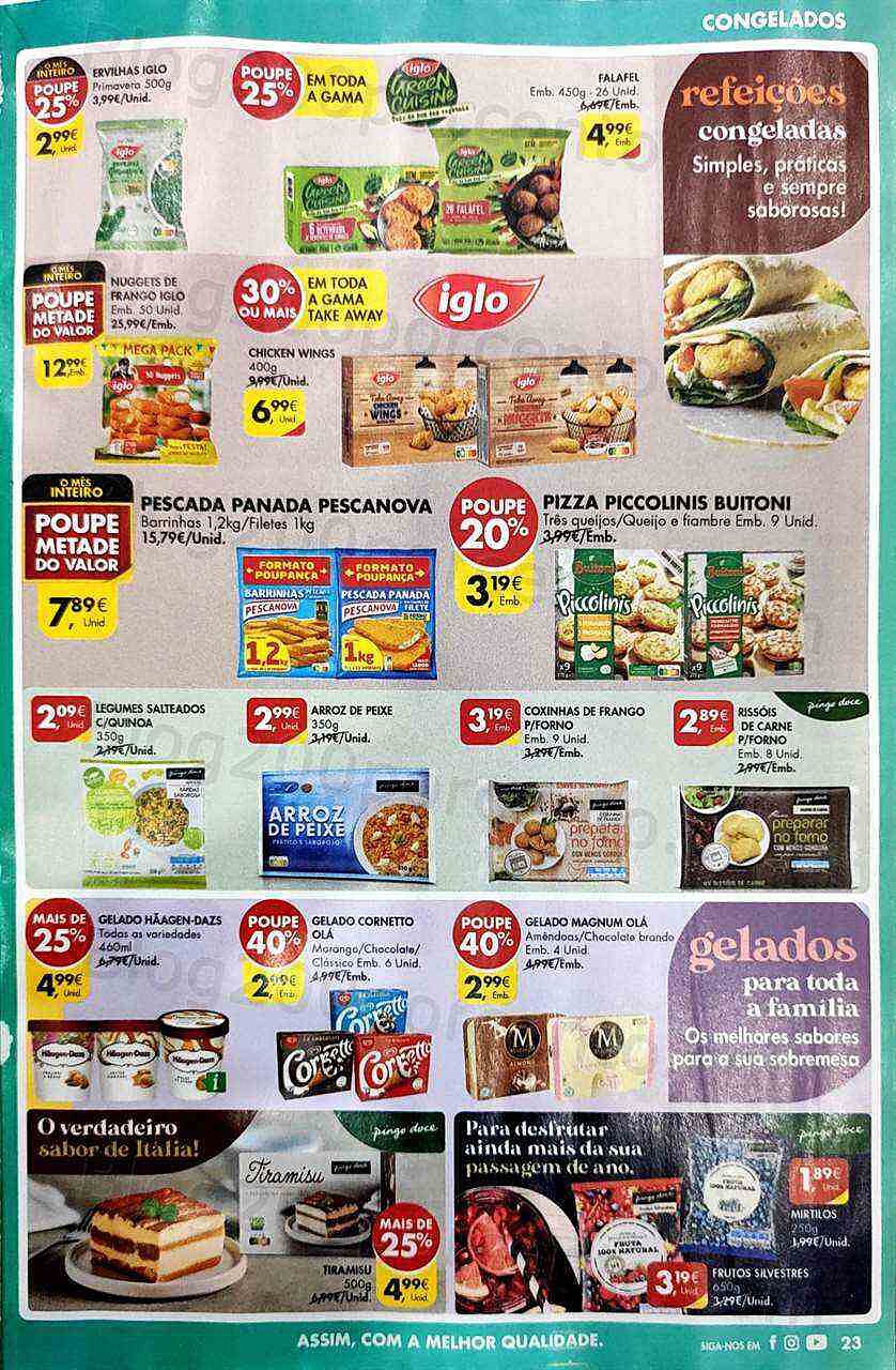 Antevisão Folheto PINGO DOCE Promoções de 27 dezembro a 2 janeiro