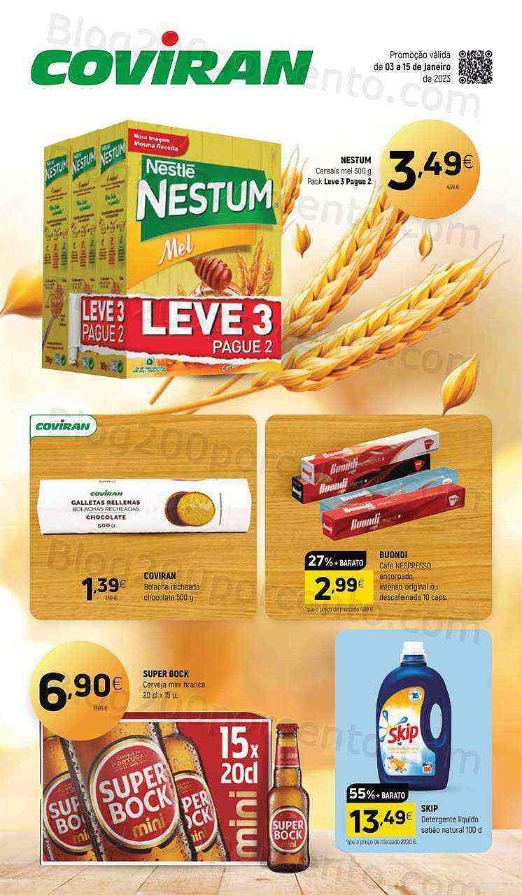 Antevisão Folheto COVIRAN Promoções de 3 a 15 janeiro