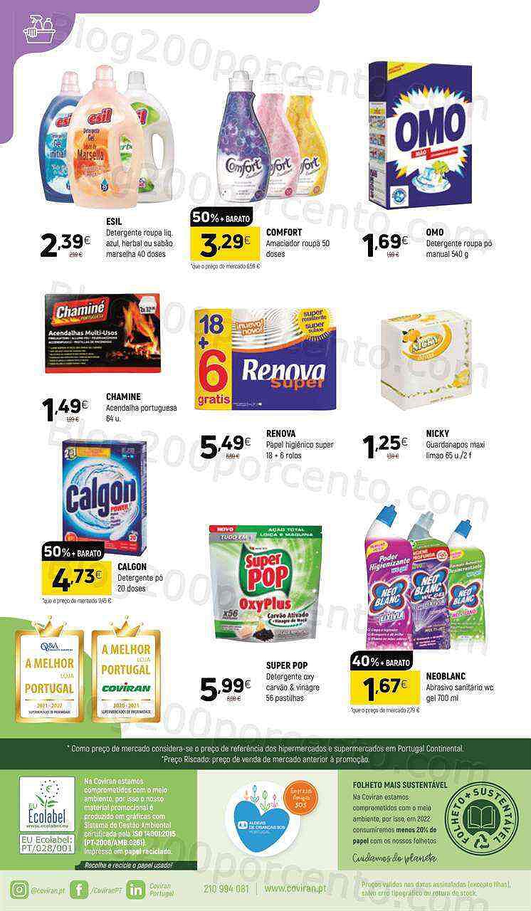 Antevisão Folheto COVIRAN Promoções de 3 a 15 janeiro