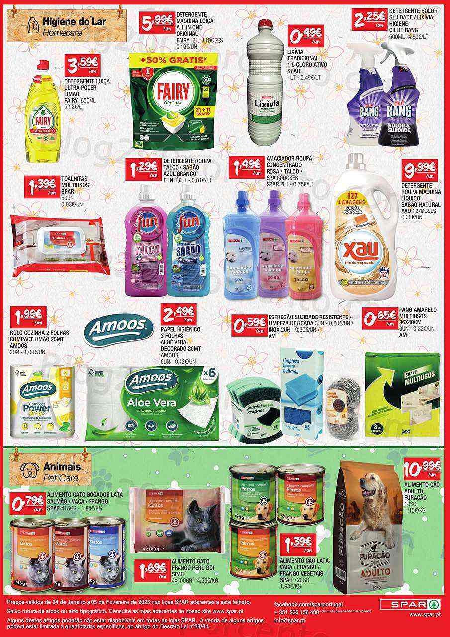 Antevisão Folheto SPAR Promoções de 24 janeiro a 5 fevereiro