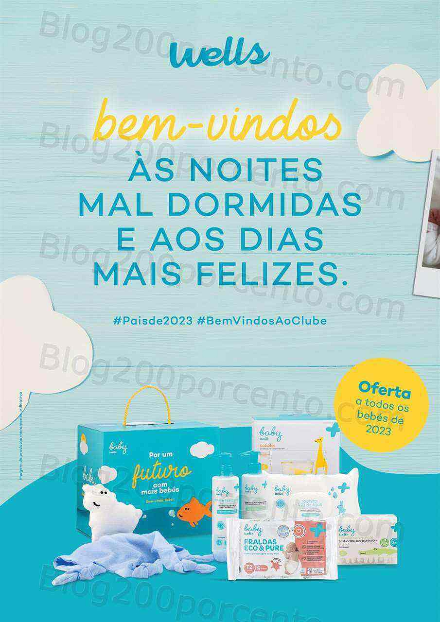 Antevisão Folheto WELLS Especial Bebé Promoções de 3 a 30 janeiro