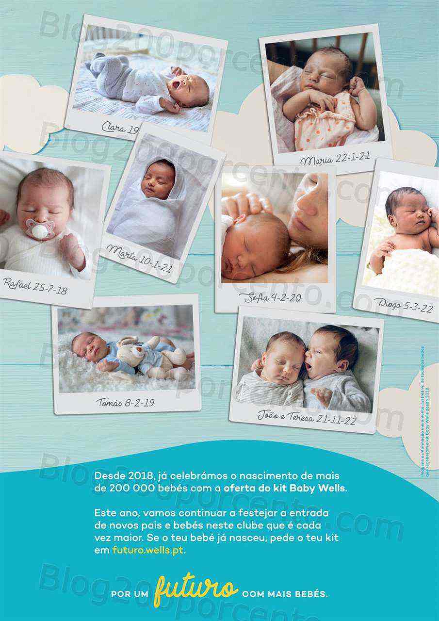 Antevisão Folheto WELLS Especial Bebé Promoções de 3 a 30 janeiro