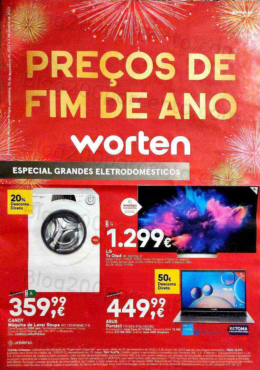 Antevisão Folheto WORTEN Promoções até 3 janeiro