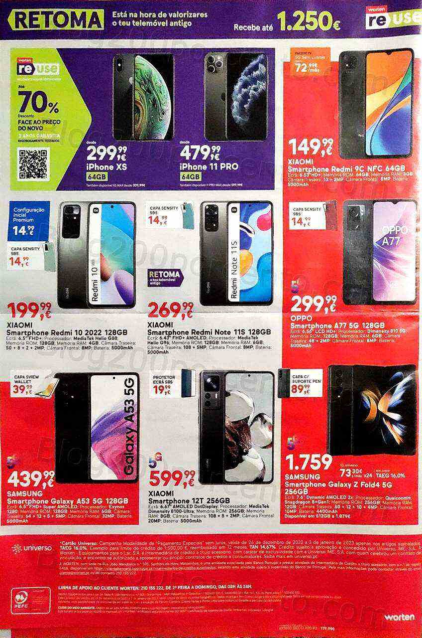 Antevisão Folheto WORTEN Promoções até 3 janeiro