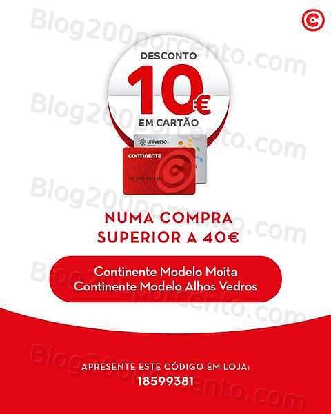 Antevisão descontos extra até 10€ 