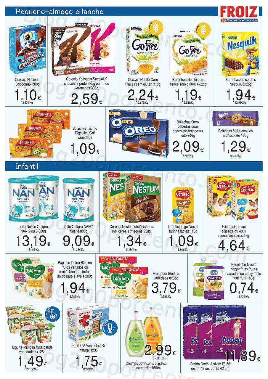 Antevisão Folheto FROIZ Páscoa 24 março a 6 abril