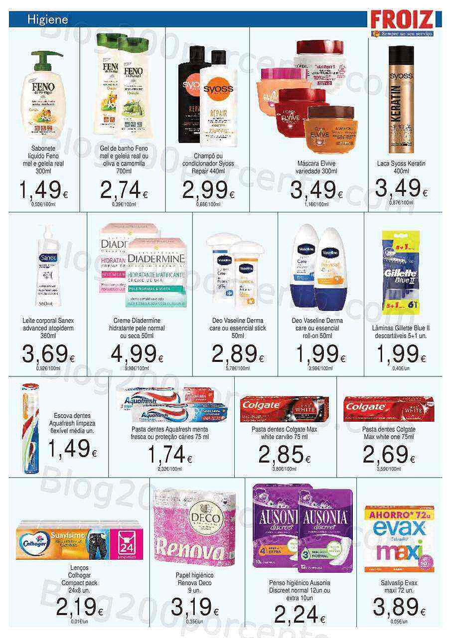 Antevisão Folheto FROIZ Páscoa 24 março a 6 abril