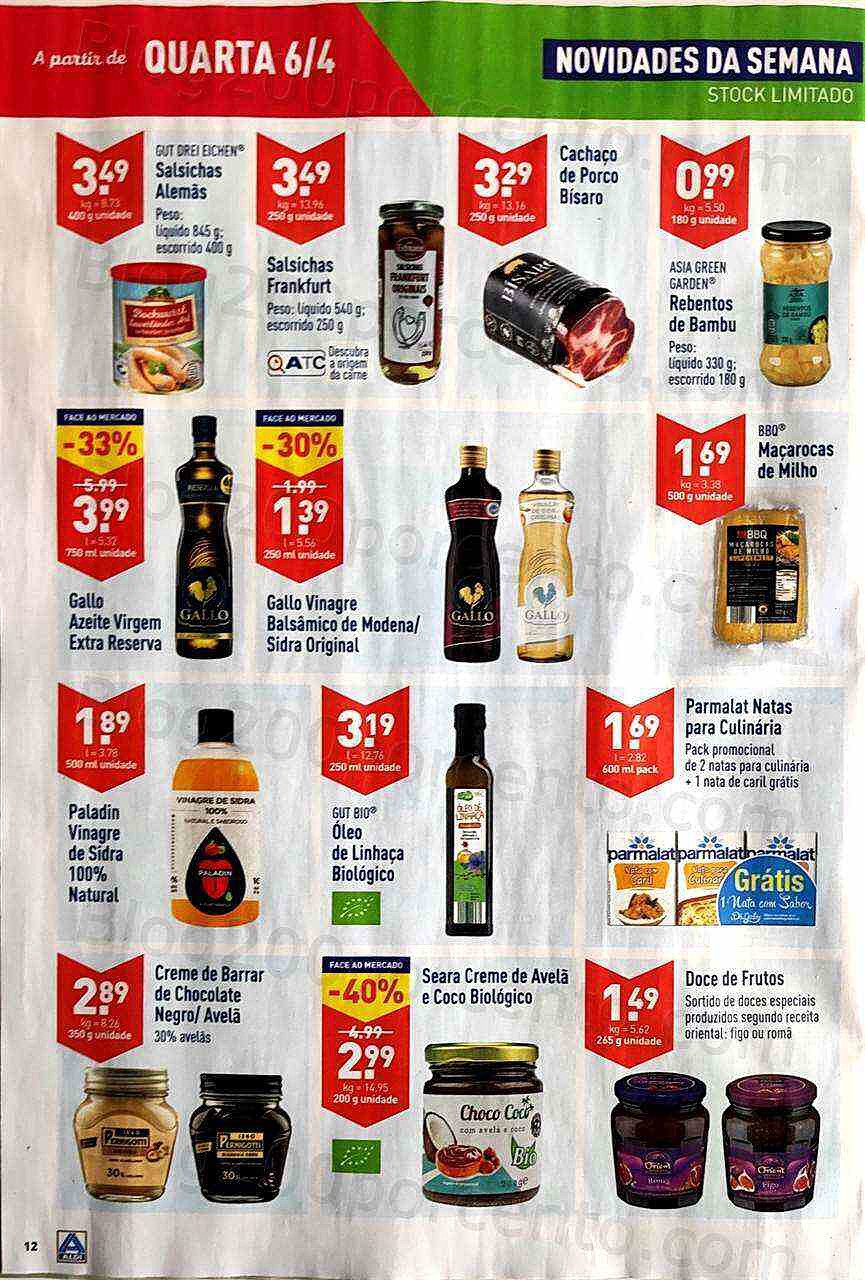 Antevisão Folheto ALDI Promoções de 6 a 12 abril