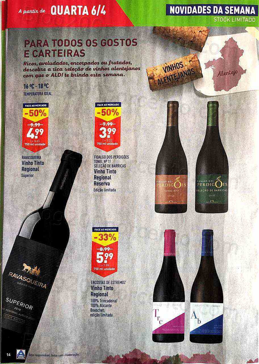 Antevisão Folheto ALDI Promoções de 6 a 12 abril