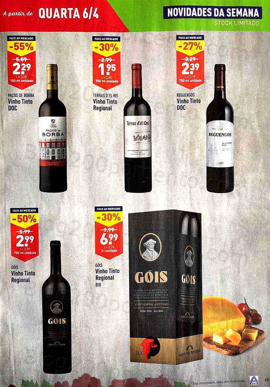 Antevisão Folheto ALDI Promoções de 6 a 12 abril