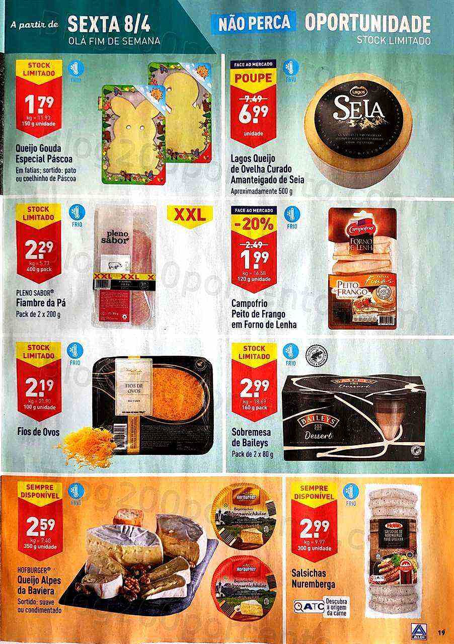 Antevisão Folheto ALDI Promoções de 6 a 12 abril