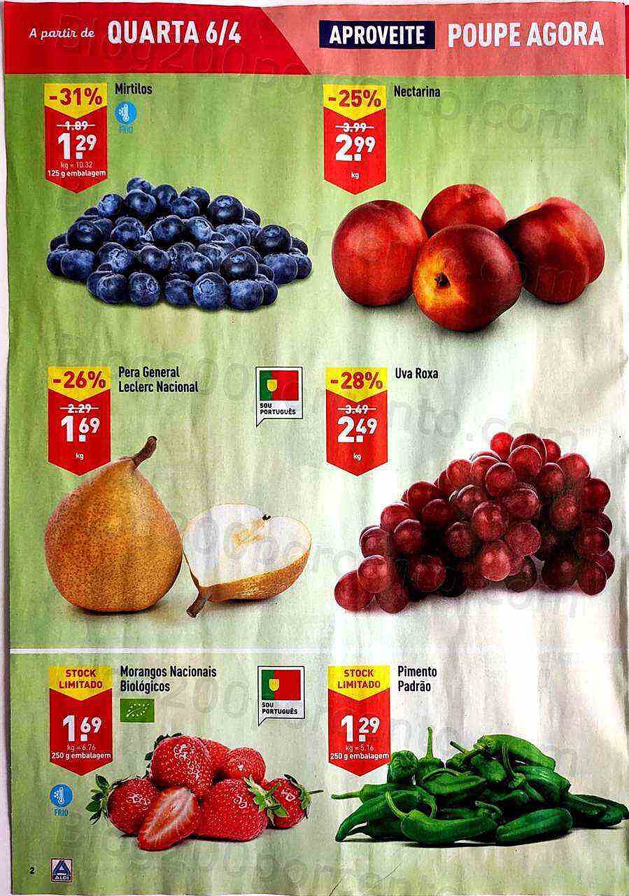 Antevisão Folheto ALDI Promoções de 6 a 12 abril