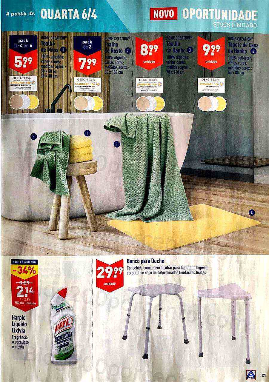 Antevisão Folheto ALDI Promoções de 6 a 12 abril