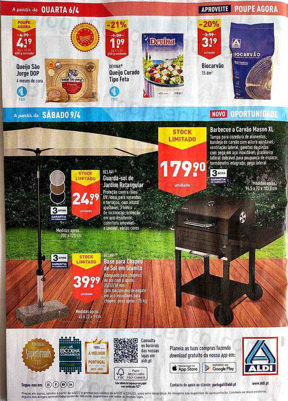 Antevisão Folheto ALDI Promoções de 6 a 12 abril