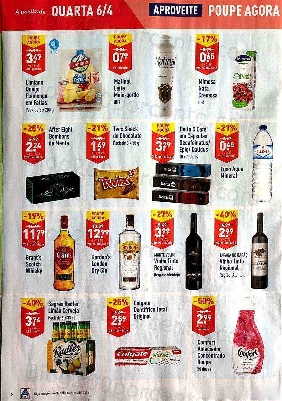 Antevisão Folheto ALDI Promoções de 6 a 12 abril
