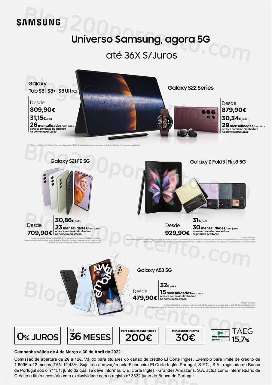 Antevisão Folheto EL CORTE INGLÉS Tecnologia 25 março