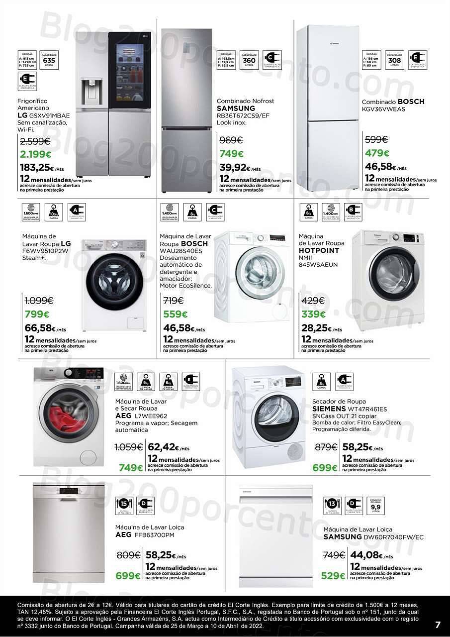 Antevisão Folheto EL CORTE INGLÉS Tecnologia 25 março