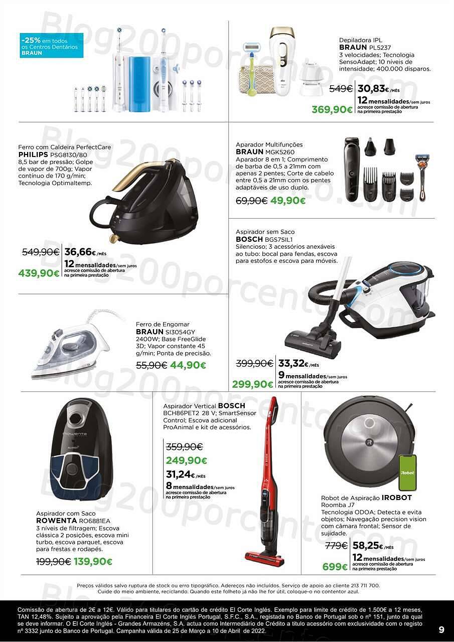 Antevisão Folheto EL CORTE INGLÉS Tecnologia 25 março