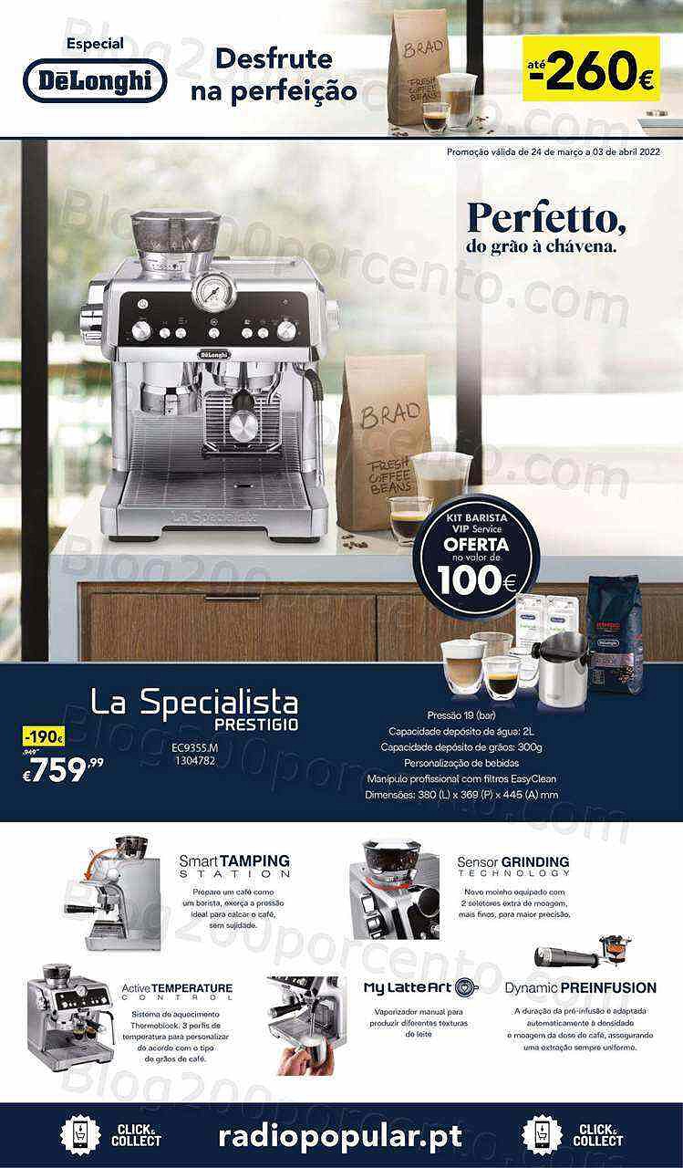 Antevisão Folheto RADIO POPULAR Especial Café 24 março