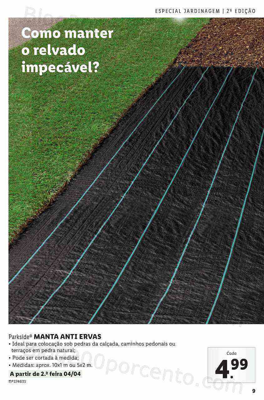 Antevisão Folheto LIDL Jardinagem Mercado de Plantas 4 abril