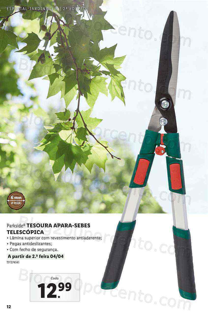 Antevisão Folheto LIDL Jardinagem Mercado de Plantas 4 abril