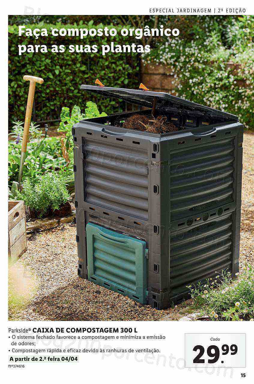 Antevisão Folheto LIDL Jardinagem Mercado de Plantas 4 abril