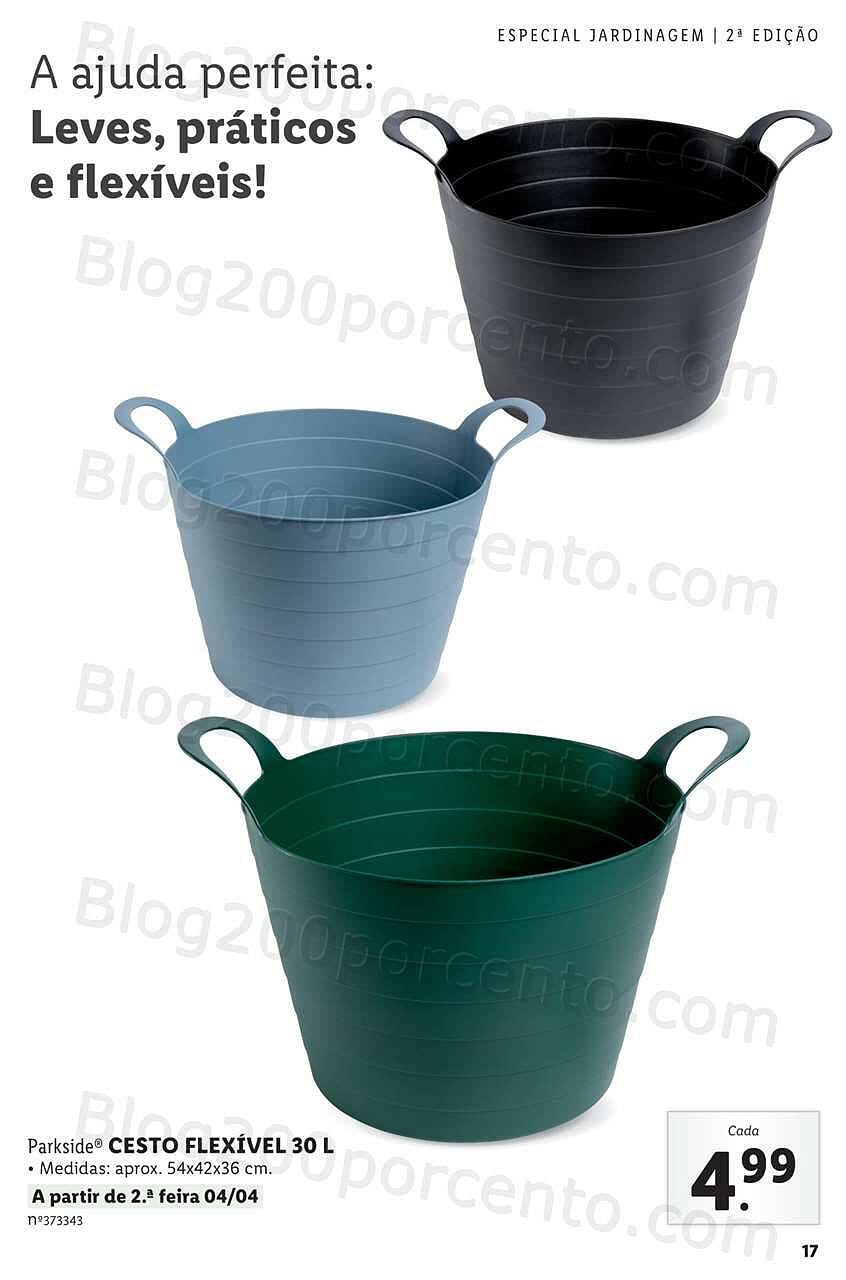 Antevisão Folheto LIDL Jardinagem Mercado de Plantas 4 abril