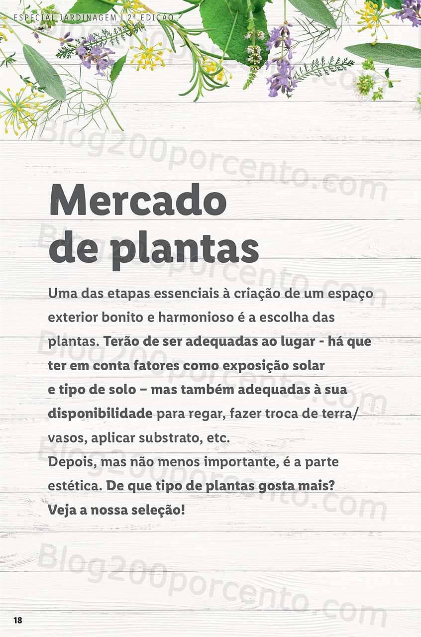 Antevisão Folheto LIDL Jardinagem Mercado de Plantas 4 abril
