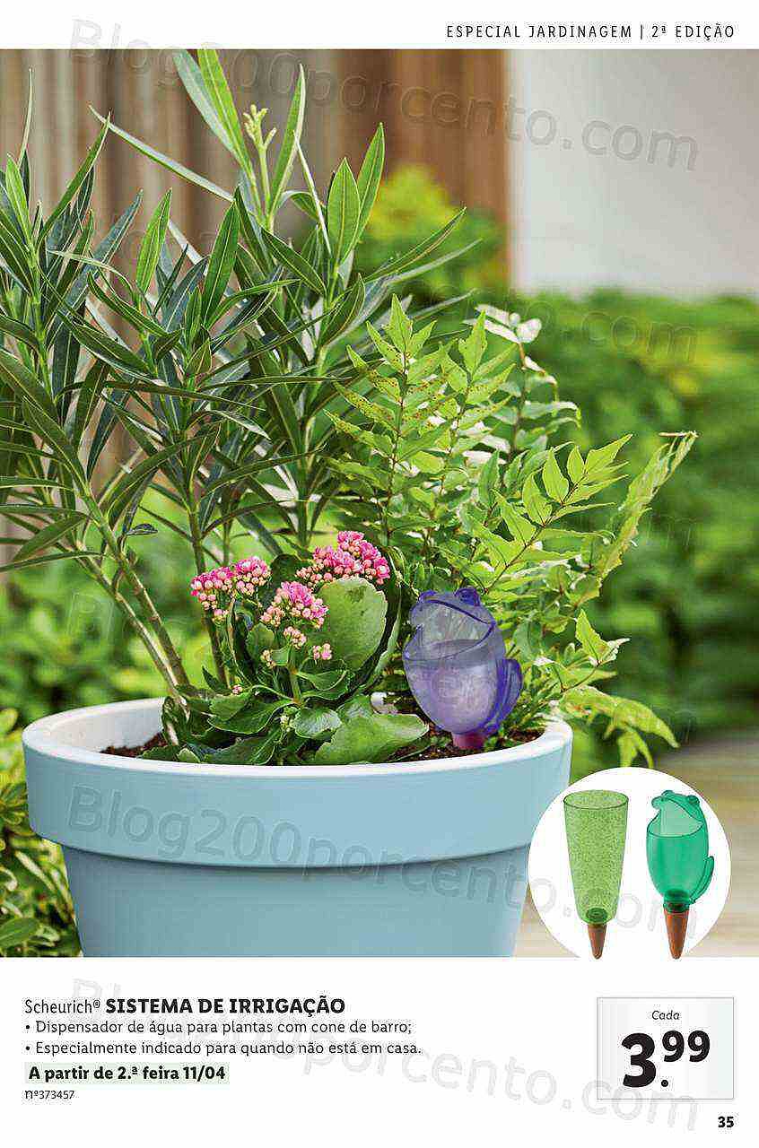 Antevisão Folheto LIDL Jardinagem Mercado de Plantas 4 abril