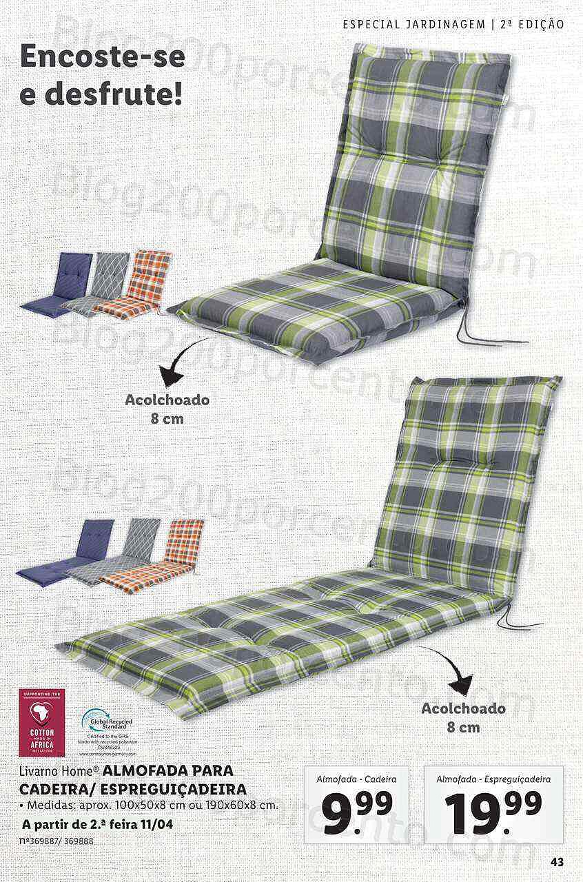 Antevisão Folheto LIDL Jardinagem Mercado de Plantas 4 abril