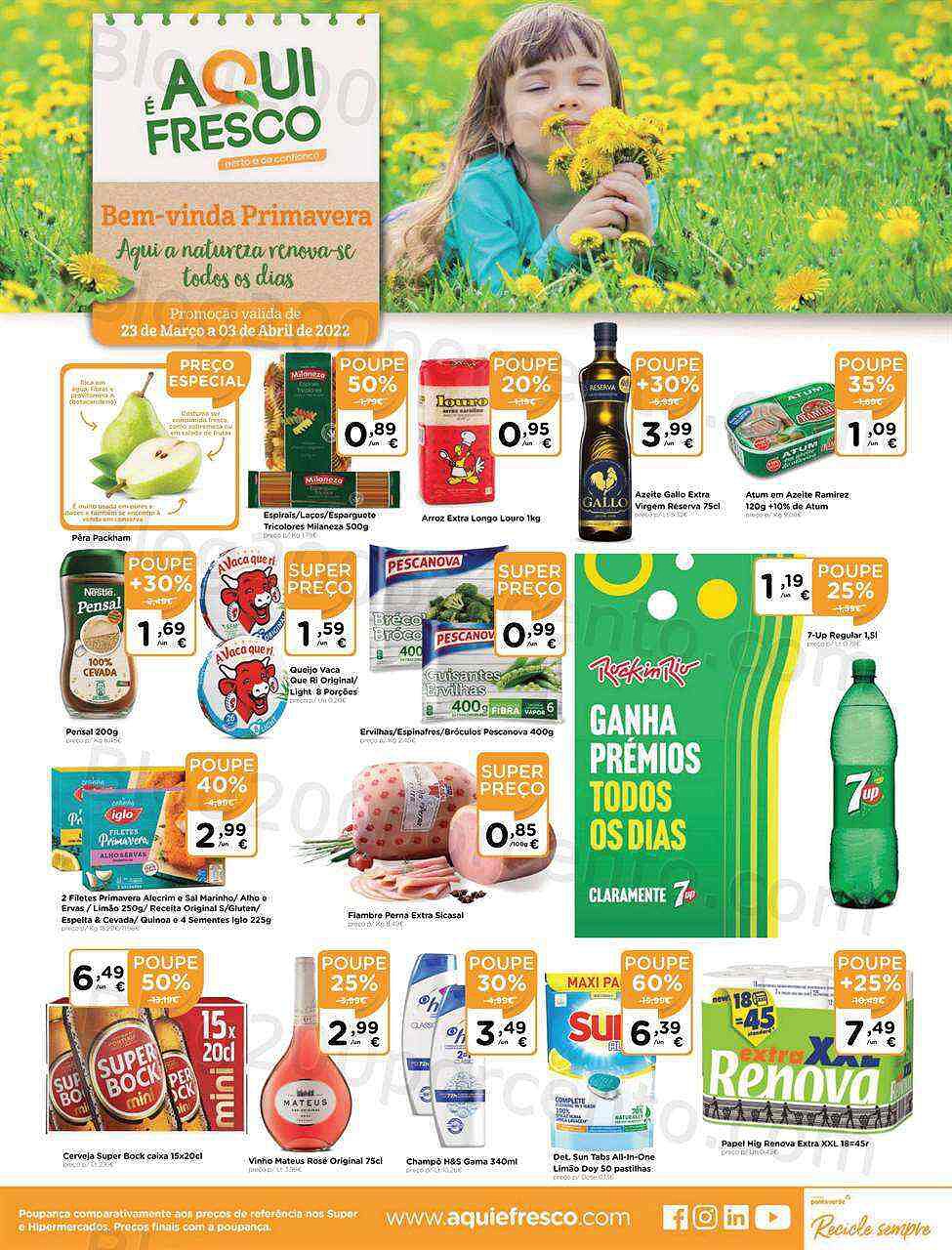 Antevisão Folheto AQUI É FRESCO Primavera 