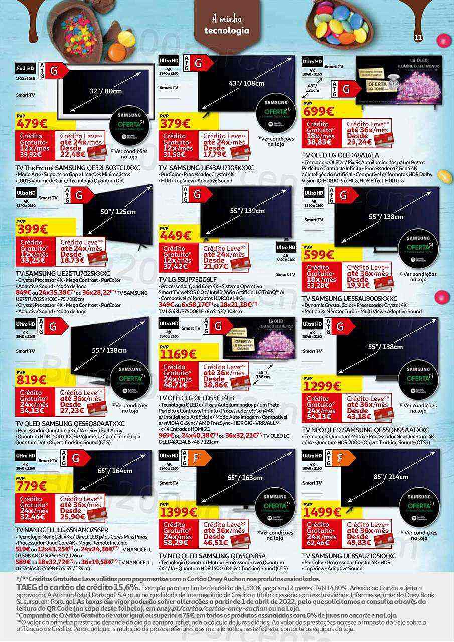 Antevisão Folheto AUCHAN Tecnologia 25 março a 17 abril