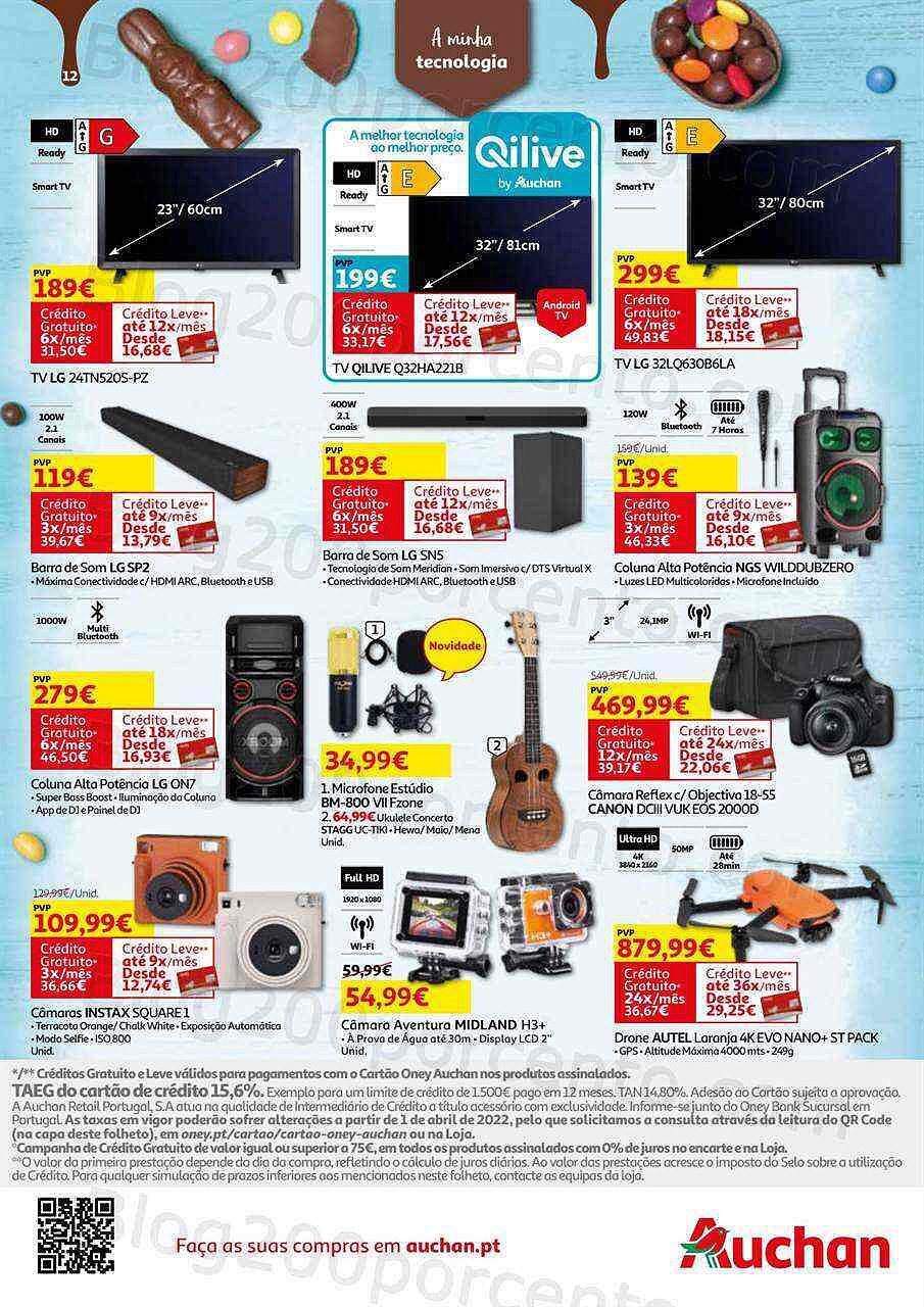Antevisão Folheto AUCHAN Tecnologia 25 março a 17 abril