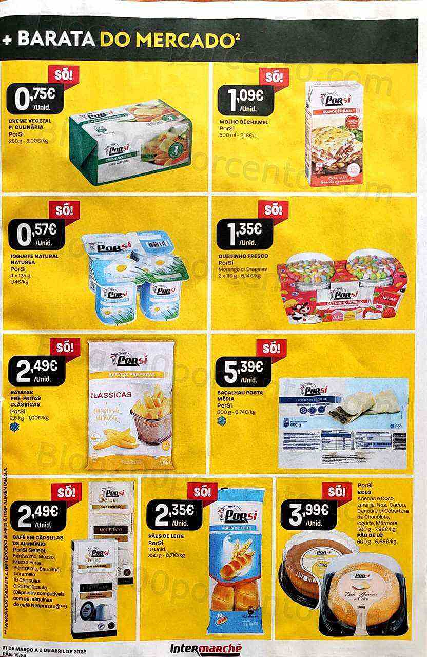 Antevisão Folheto INTERMARCHÉ Contact 31 março a 6 abril