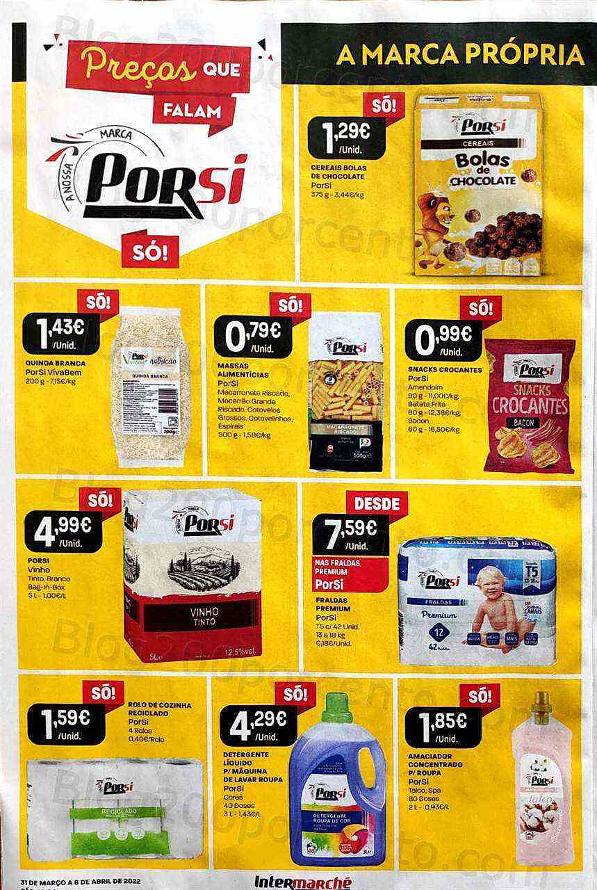 Antevisão Folheto INTERMARCHÉ Contact 31 março a 6 abril