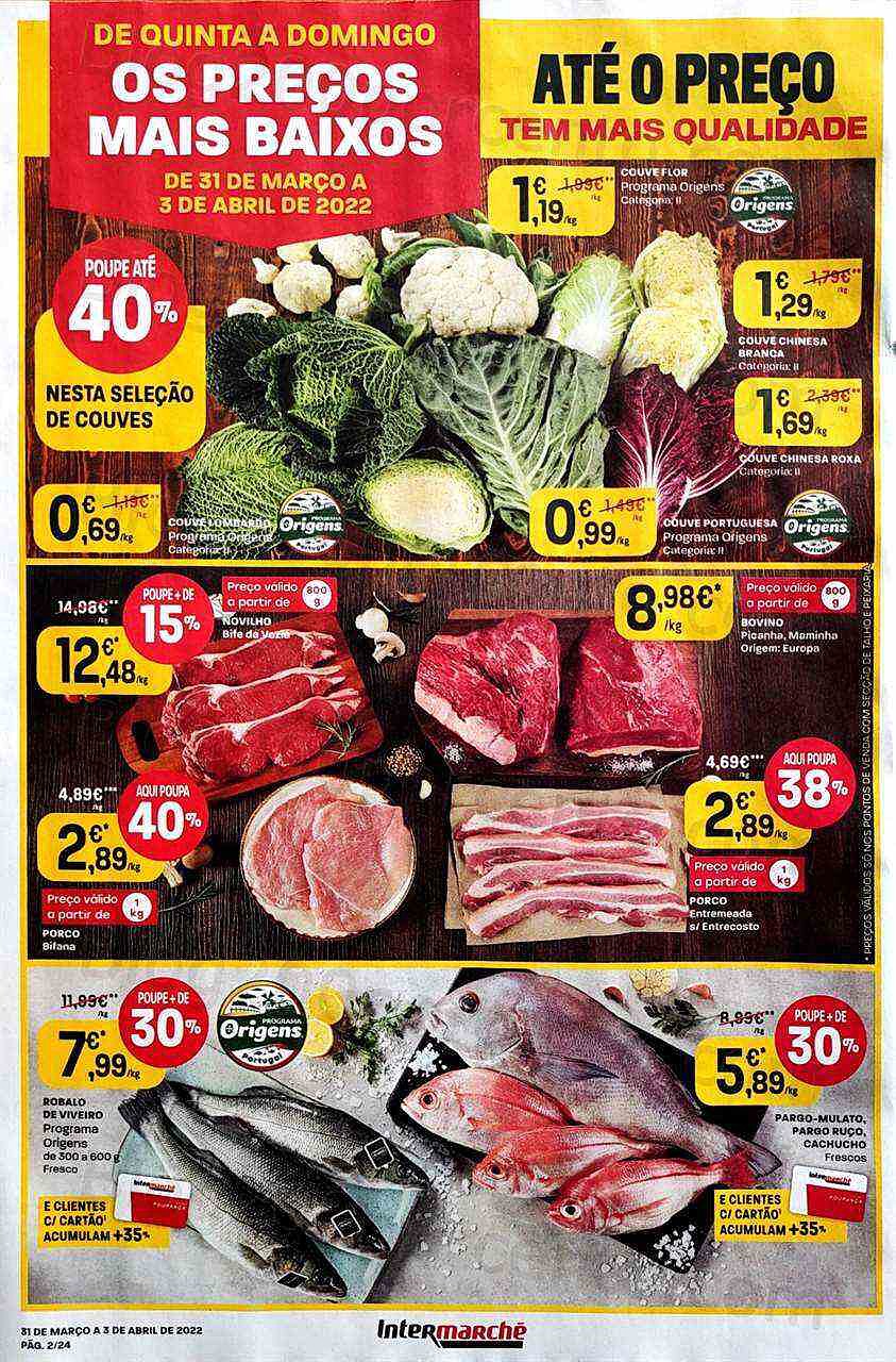 Antevisão Folheto INTERMARCHÉ Contact 31 março a 6 abril