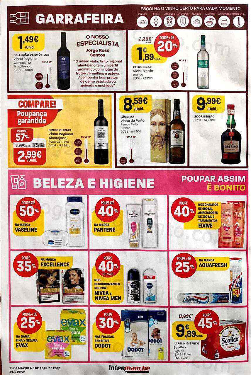 Antevisão Folheto INTERMARCHÉ Contact 31 março a 6 abril