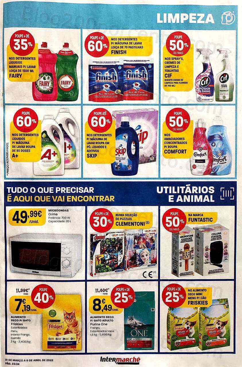Antevisão Folheto INTERMARCHÉ Contact 31 março a 6 abril