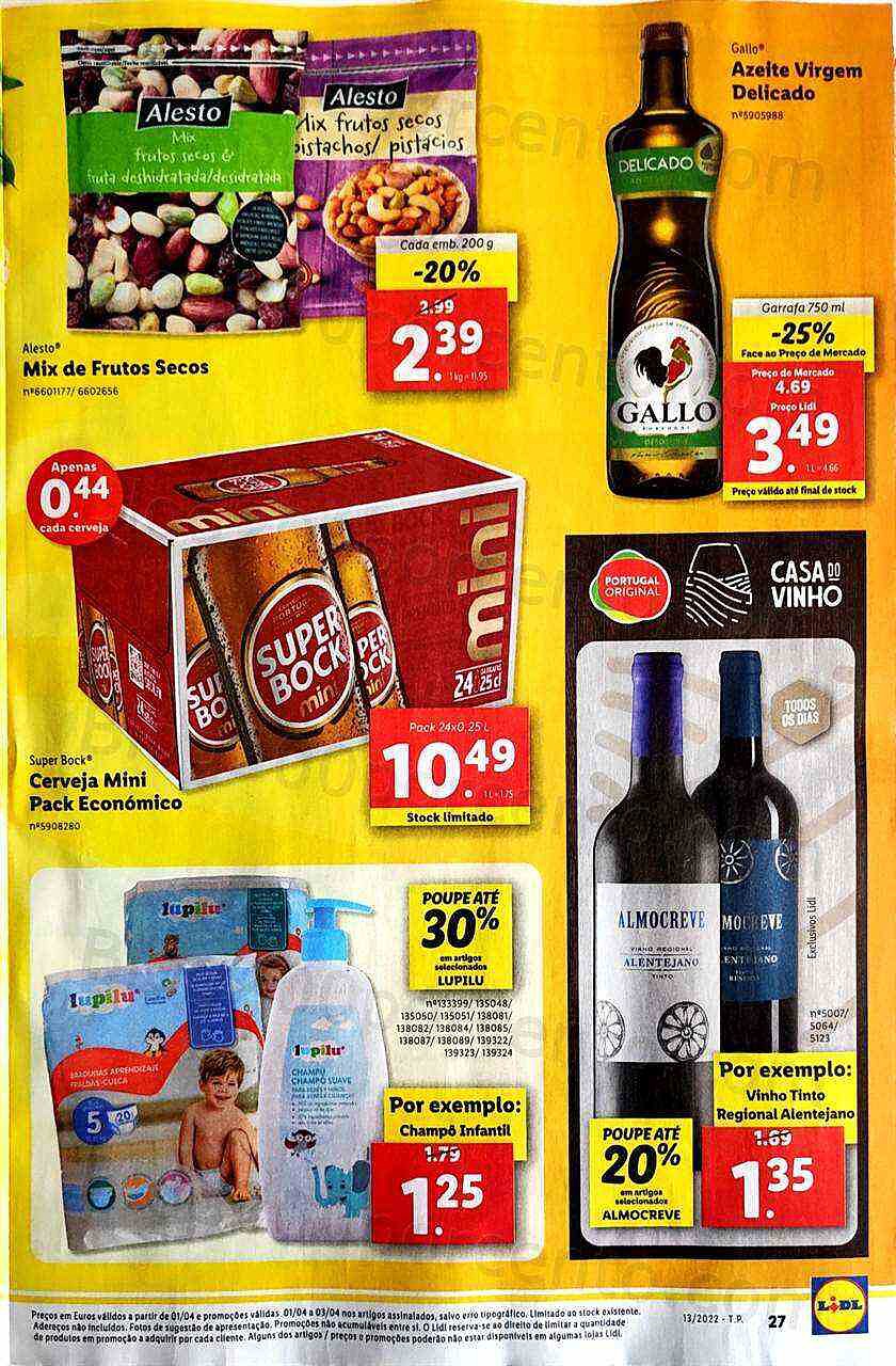 Antevisão Folheto LIDL Promoções de 28 março a 3 abril