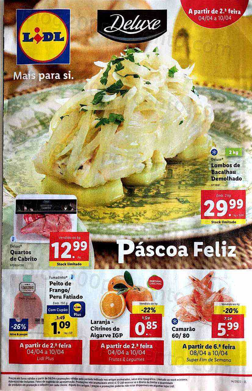 Antevisão Folheto LIDL Promoções de 4 a 10 abril