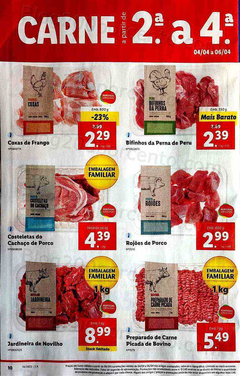 Antevisão Folheto LIDL Promoções de 4 a 10 abril